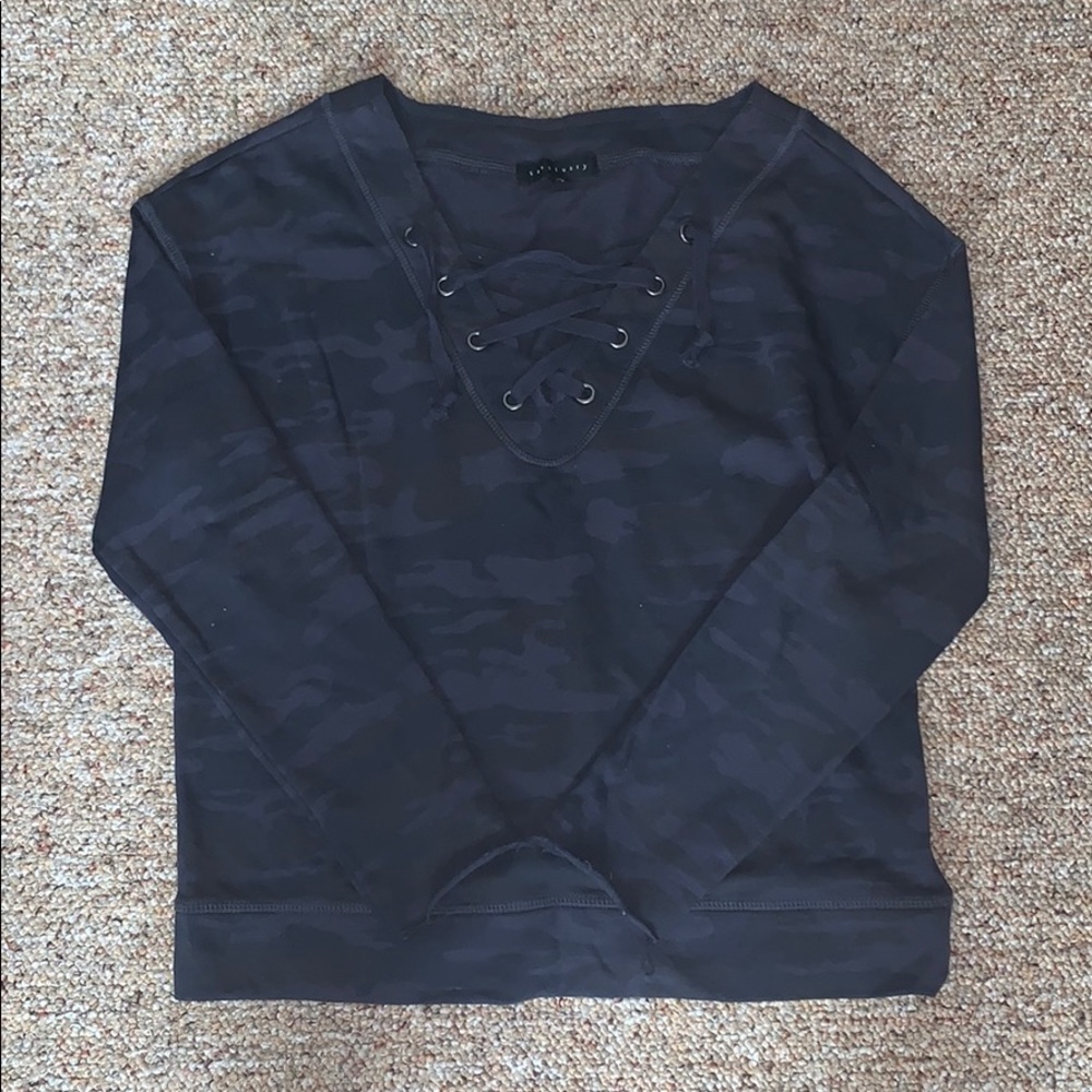 Blue camo long sleeve